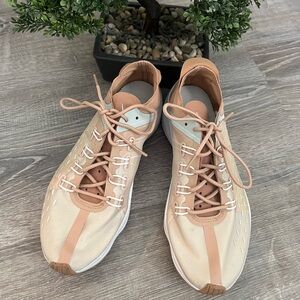 Nike EXP-X14 Running Shoe. 
Light Brown and Cream Athletic Shoes
